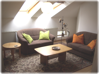 Sitzecke im Wohnzimmer